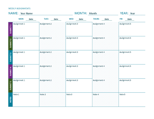 General and Blank Templates