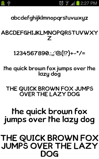 Android application Neat Fonts Message Maker screenshort