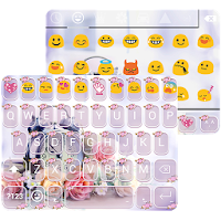 Alarm Rose Emoji Keyboard Skin