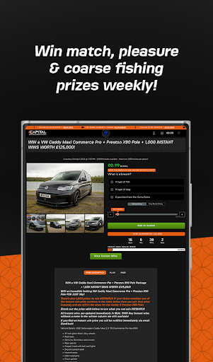 Capital Catch Competitions Screen 2