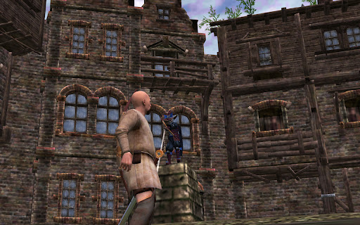 Western Horse Rider Fighting