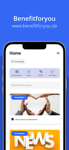Android application Benefitforyou screenshort
