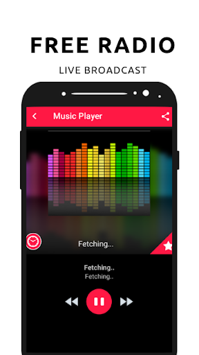 Android application svobodné rádio cz screenshort