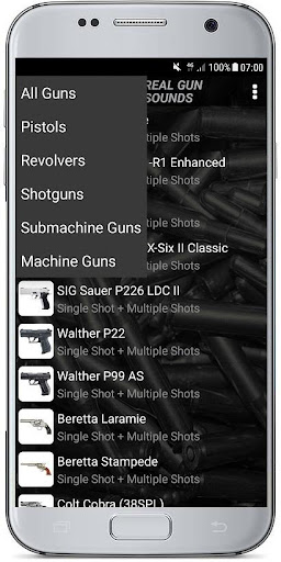 REAL GUN SOUNDS Screen 2