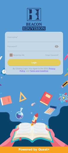 Android application Beacon Eduvision screenshort