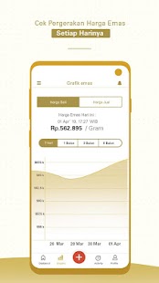 e-mas: Aplikasi jual beli & cek harga emas terkini Screenshot