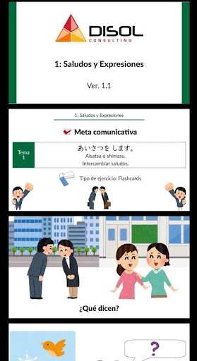Aprende Japonés con Disol Screen 2