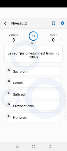 Android application Latin Exetat - Prép Bac screenshort