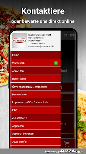 City-Pizza Wittingen Screen 3