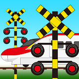 Railroad Crossing Train Simulation icon