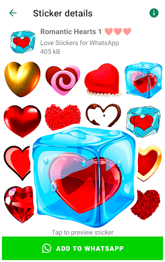 Love Emoji Stickers WASticker Screen 2
