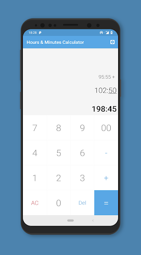 Hours & Minutes Calculator Screen 2