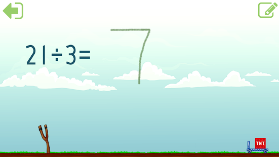 Captura de pantalla de Habilidades matemáticas de 4.º grado de división