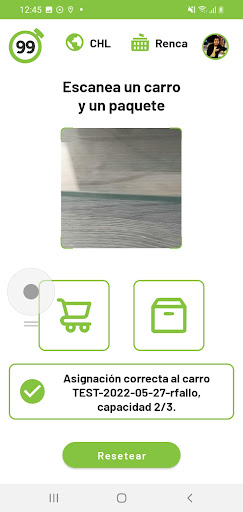 Android application Consolidación 99 screenshort