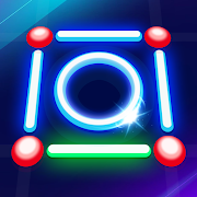 Draw Line Race: Dot & Box Game app icon