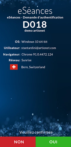 eSéances Screen 2