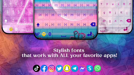 KeyPro Keyboard Themes & Fonts Screenshot 1 - AppWisp.com