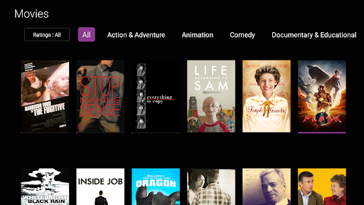 Screenshot of FidelityTV