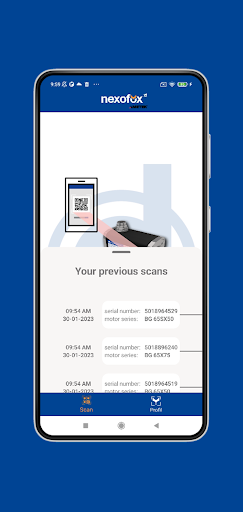 Nameplate: nameplate scanner Screen 2