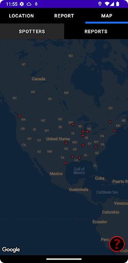 Spotter Location Screen 3
