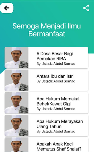 Ceramah Ustadz Abdul Somad