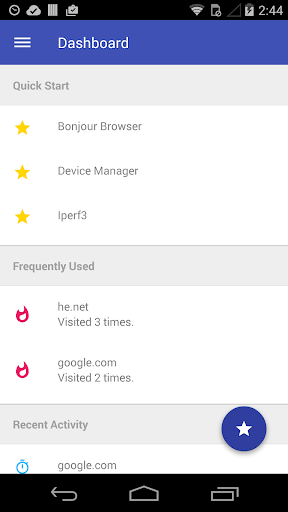 Android application he.net - Network Tools screenshort
