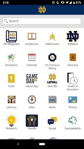 Android application ND Mobile screenshort