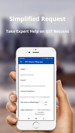 GST Return Filing App Screen 3