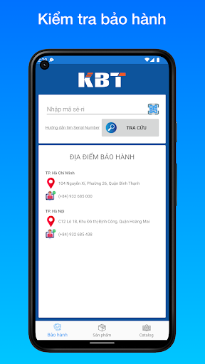 Android application KBT Care screenshort