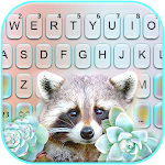 Cute Raccoon Keyboard Apk