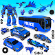 screenshot of Police Bus Robot Bike Games
