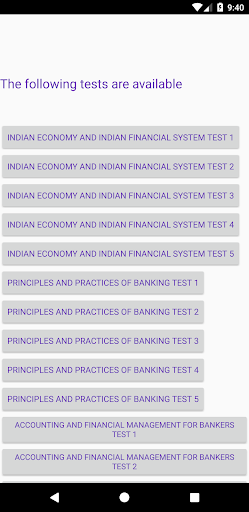 JAIIB MOCK TEST PRO Screen 3