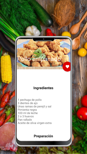 Android application Cookbook screenshort