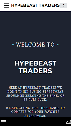 Android application Hypebeast Traders screenshort
