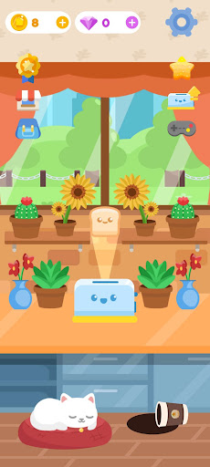 Android application Toaster Clicker screenshort