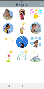 Figurinhas de Wish da Disney