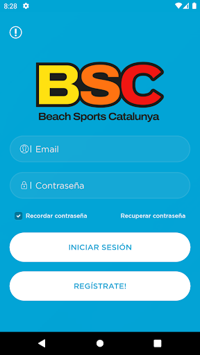 Android application Beach Sports Catalunya screenshort