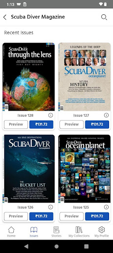 Scuba Diver Magazine Screen 2