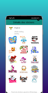 Stickers of Morning and Evening 1 APK + Mod (Free purchase) for Android