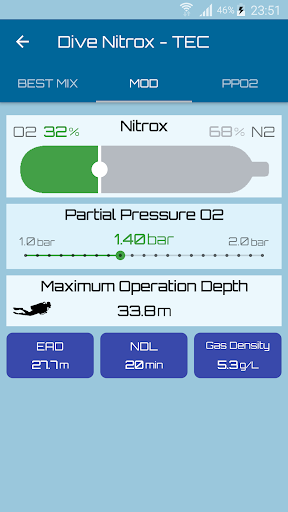 DiveSafe Screen 2