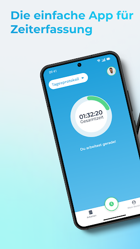 Android application clockin – Zeiterfassung screenshort