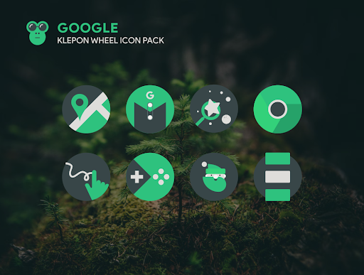 Klepon Wheel: Dark Icon Pack Screen 3