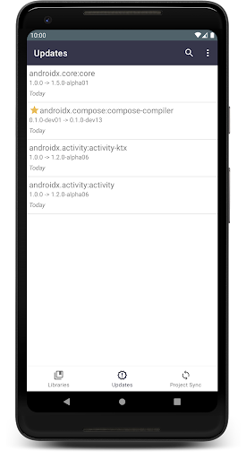 Jetpack Release Tracker Screen 2