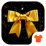 Golden Bow - Gold Launcher Theme icon