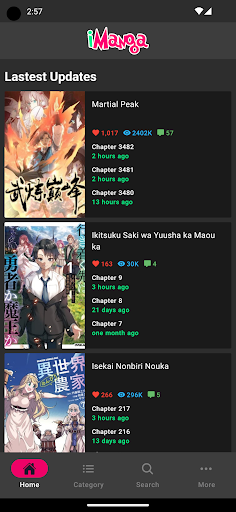 iManga - Comics Reader Screen 2