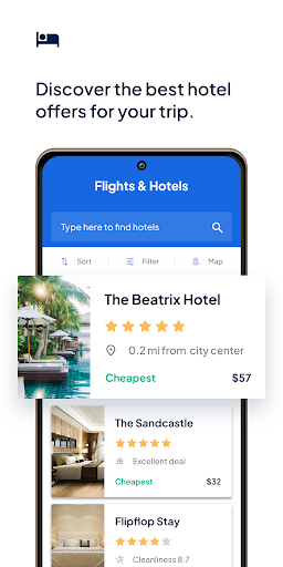 Flights & Hotels Screen 2