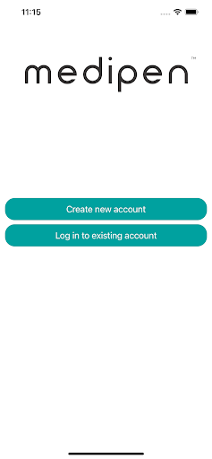 Android application Medipen screenshort