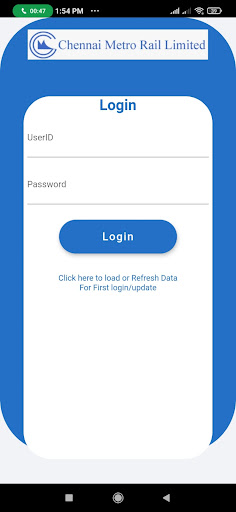 Android application CMRL PMIS screenshort