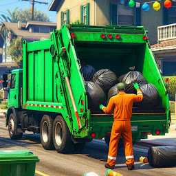 Icon image Garbage Trash Truck Sim Games