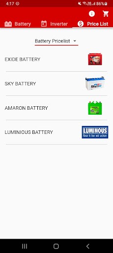 Android application Find My Battery screenshort